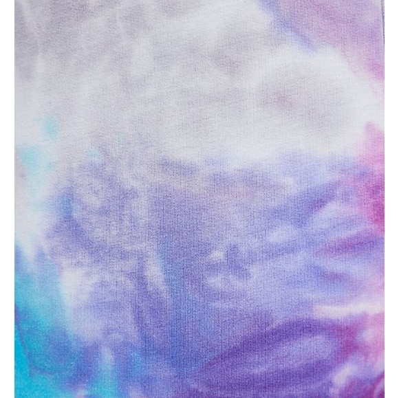 Torrid French Terry Blue & Purple Tie Dye Hoodie Dress NWT - Picture 4 of 10